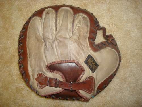 A.J. Reach Two Toned Catchers Mitt Back